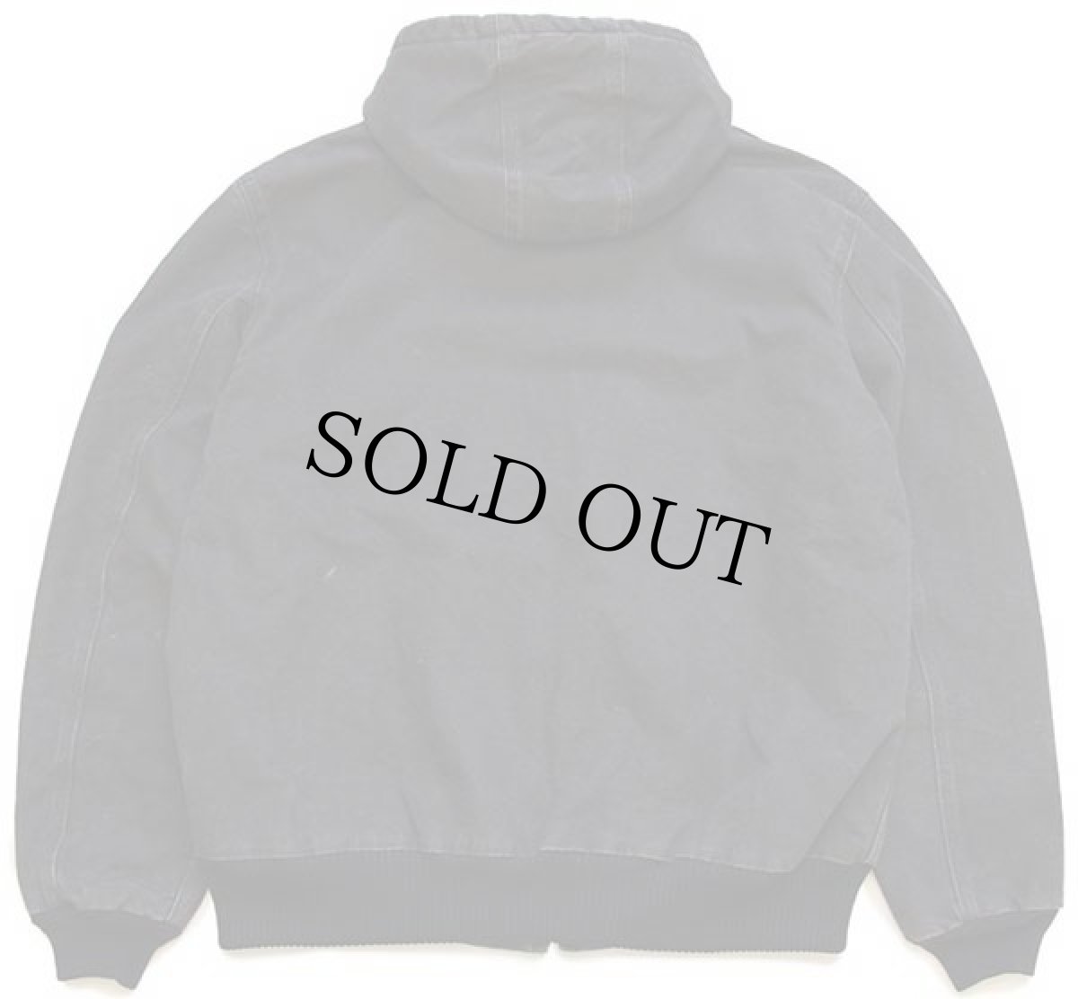 画像2: メキシコ製 carharttカーハート シェルパラインド ダック地 アクティブジャケット パーカー 黒 XL (2)