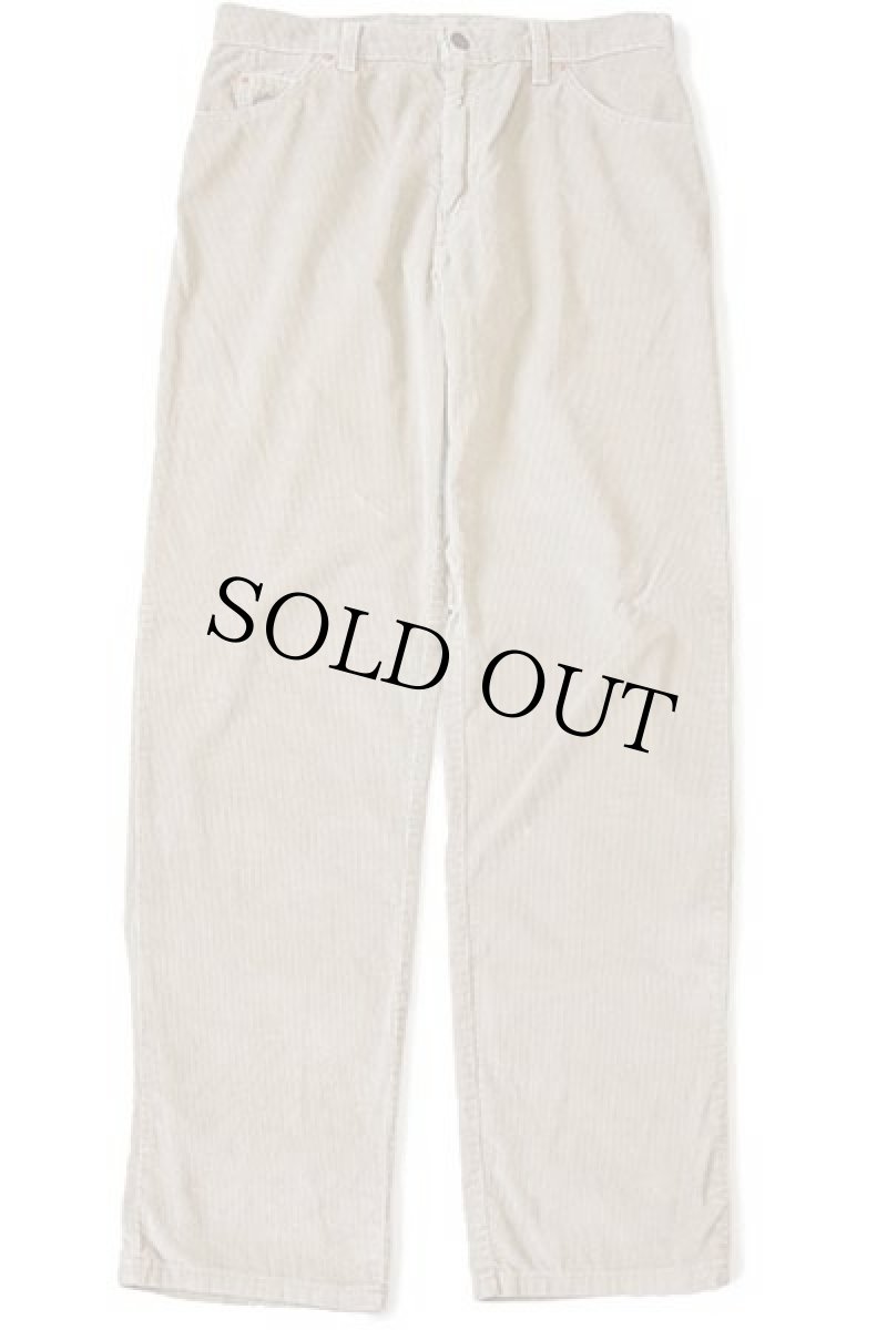 画像2: 90s USA製 Levi'sリーバイス 10952 太畝 コーデュロイパンツ グレーベージュ 13 M (2)