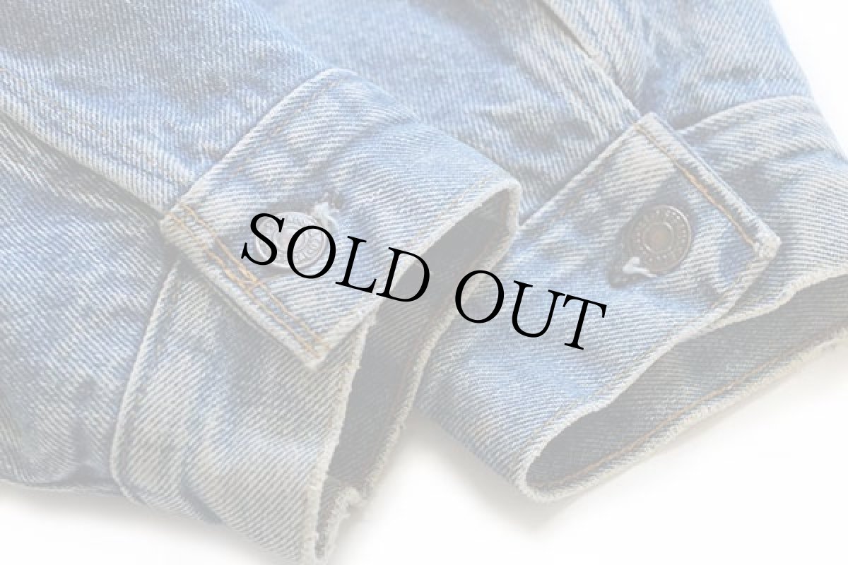 画像8: 70s USA製 Levi'sリーバイス 70505 ブランケットライナー デニムジャケット 46 (8)