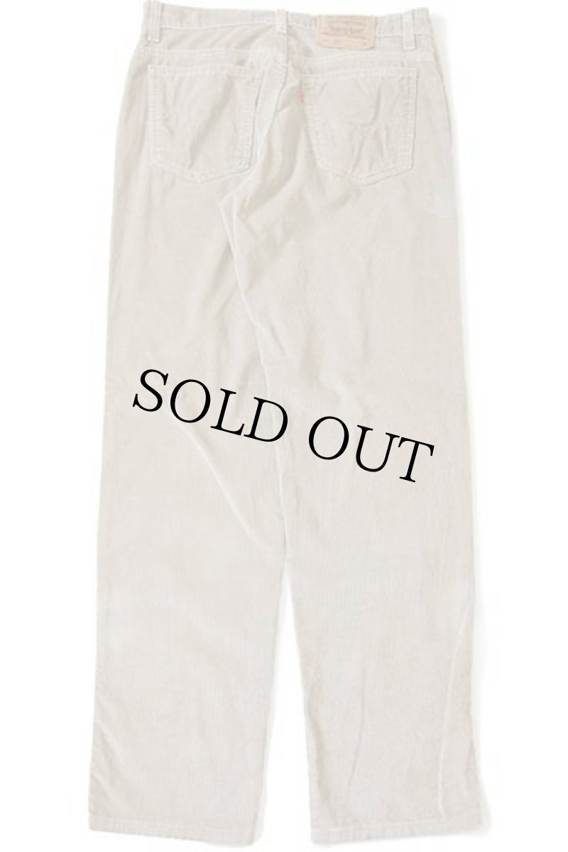 画像3: 90s USA製 Levi'sリーバイス 10952 太畝 コーデュロイパンツ グレーベージュ 13 M (3)