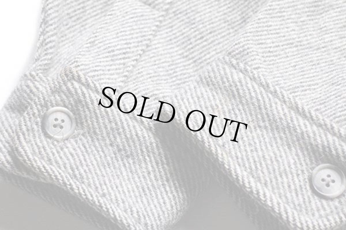 画像5: 80s USA製 Woolrichウールリッチ ツイード ウールシャツ グレー XL (5)