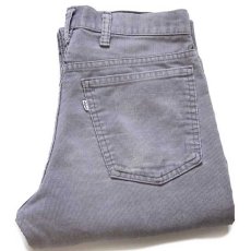 画像1: 80s Levi'sリーバイス 519 コーデュロイパンツ グレー w31 L34 (1)