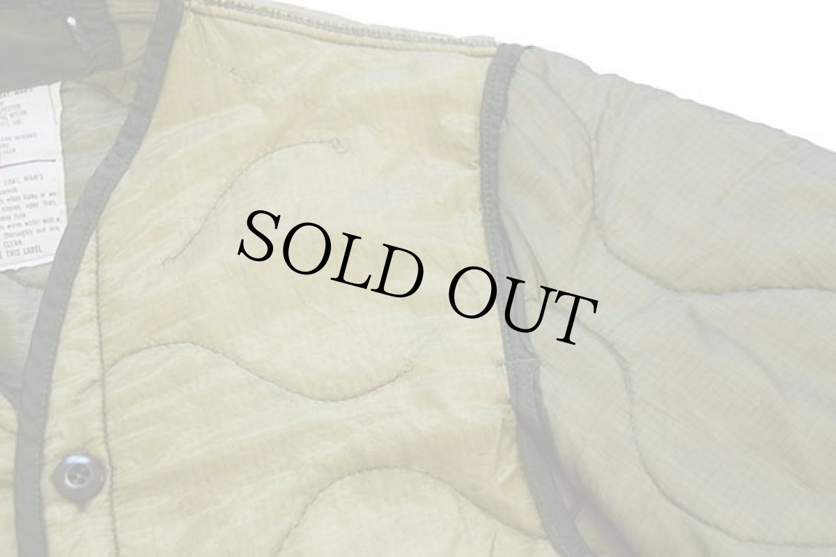 画像7: 70s 米軍 U.S.ARMY M-65 フィールドジャケット ツートン ナイロン キルティングライナー オリーブ XL (7)