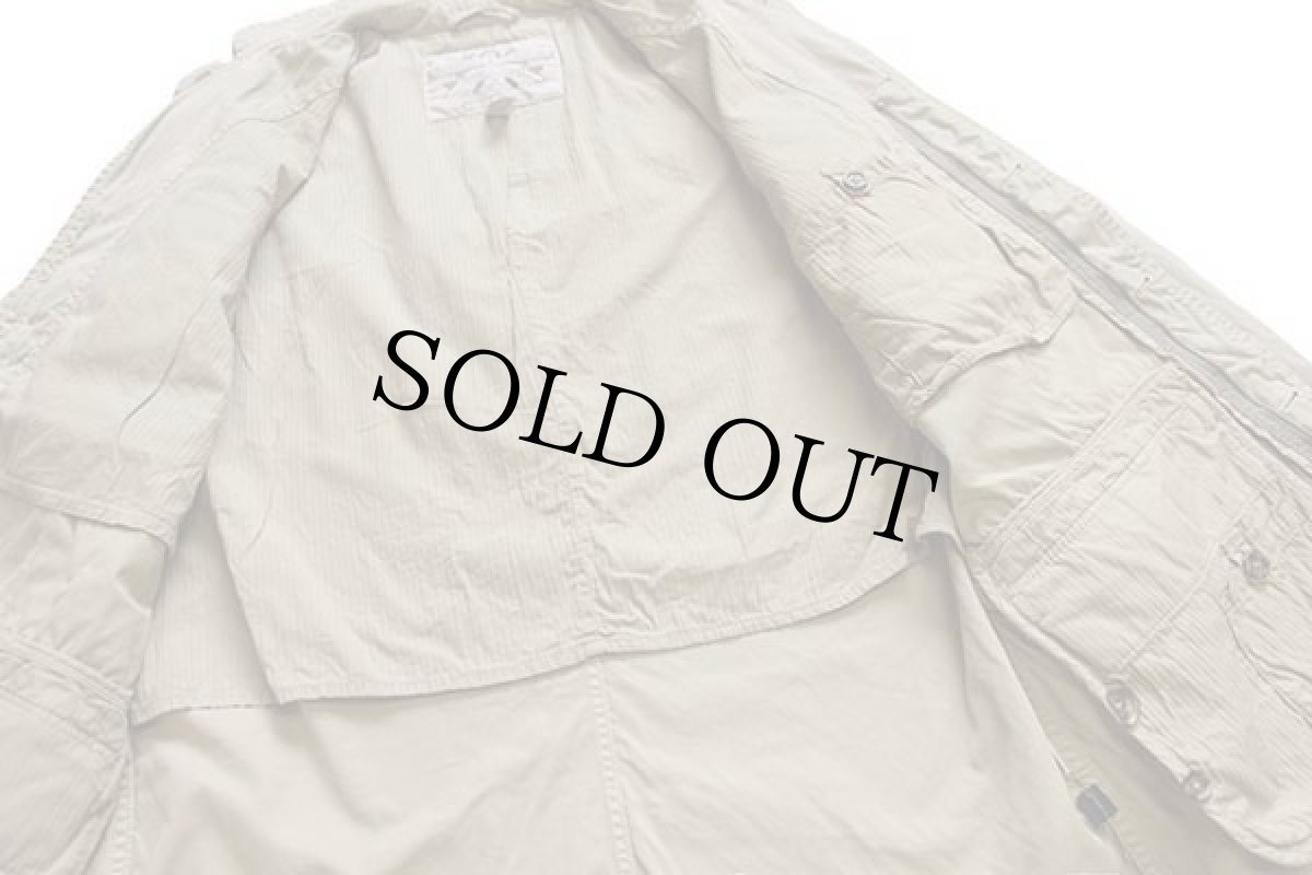 画像5: 00s BANANA REPUBLICバナナリパブリック コットンツイル サファリジャケット カーキ M (5)