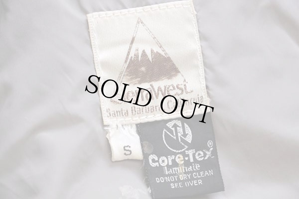 画像4: 70s SierraWest GORE-TEXゴアテックス ナイロン マウンテンパーカー 紺 S (4)