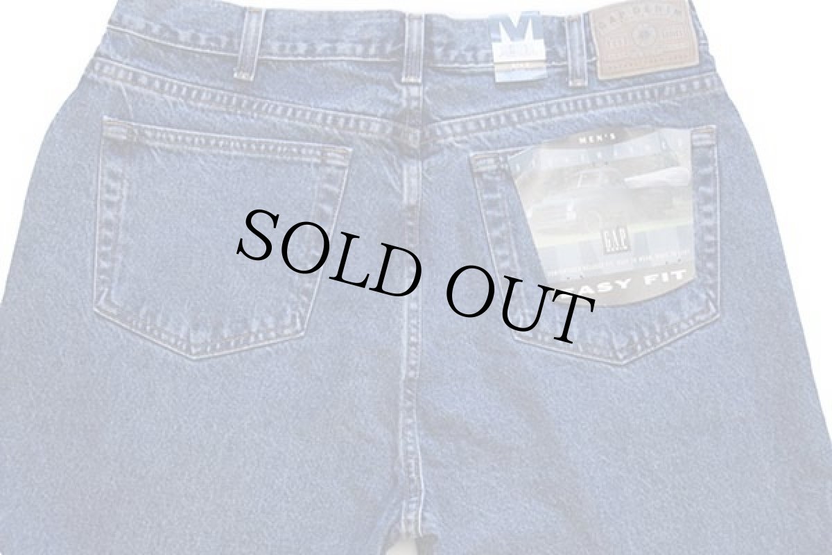 画像5: デッドストック★90s GAPギャップ EASY FIT ストーンウォッシュ デニムパンツ w36 L32 (5)