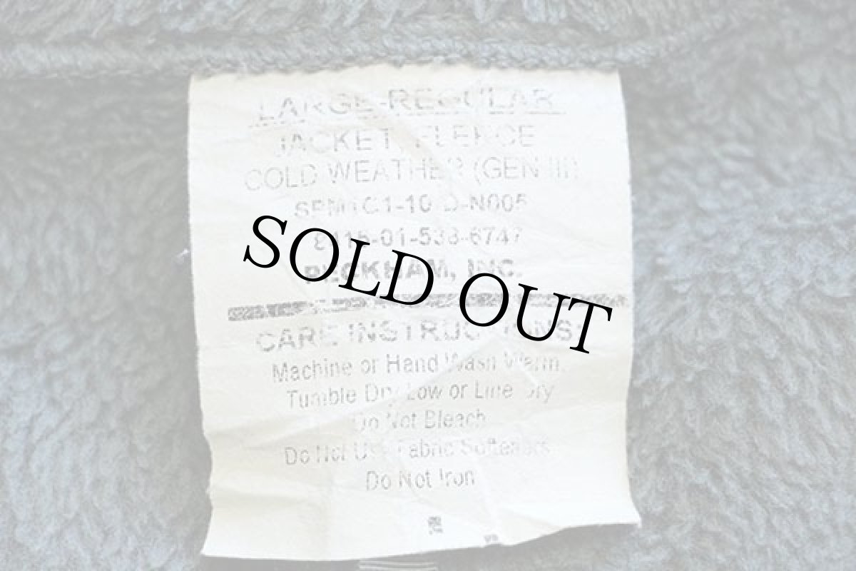 画像4: 10 米軍 ECWCS GEN3 LEVEL3 POLARTEC フリースジャケット フォリアージグリーン L-R (4)