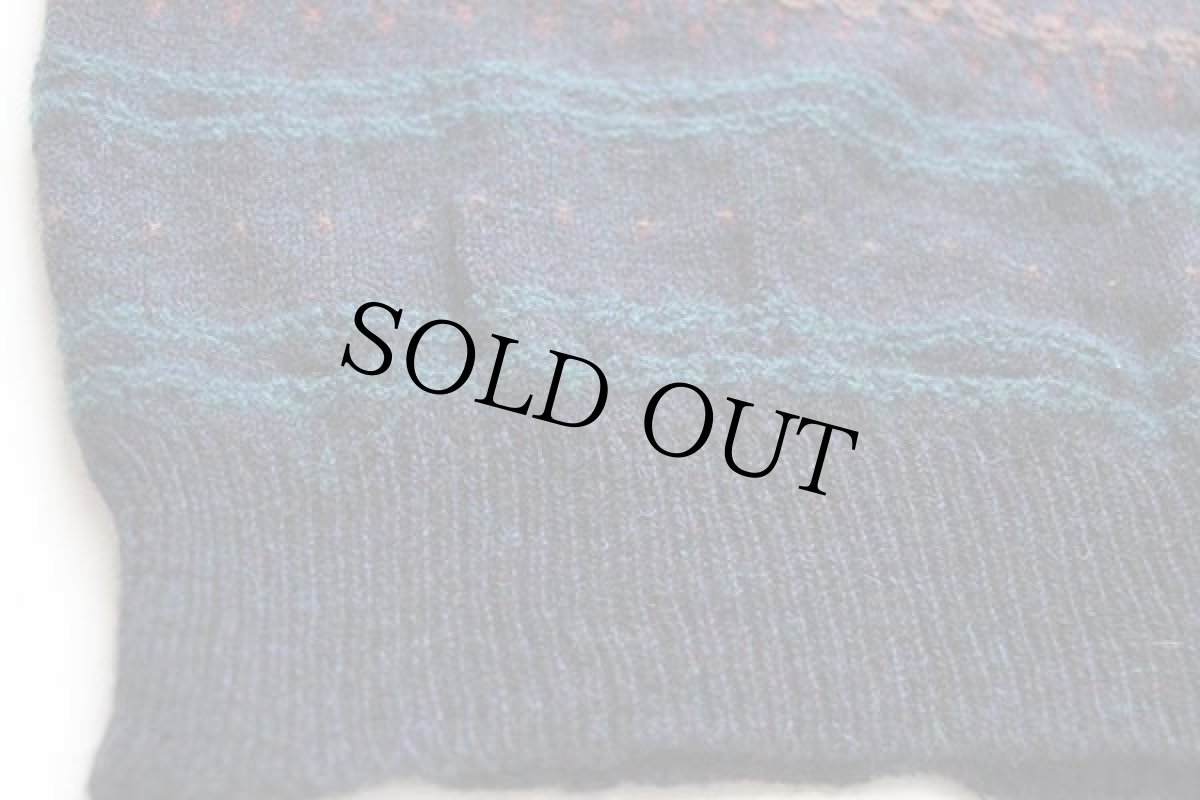 画像5: 70s PENDLETONペンドルトン LOBO ノルディック柄 ウールニット セーター M (5)