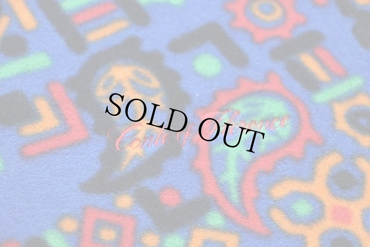 画像4: デッドストック★90s イタリア製 Conte of Florence 総柄 テフロン加工 フリースマフラー (4)