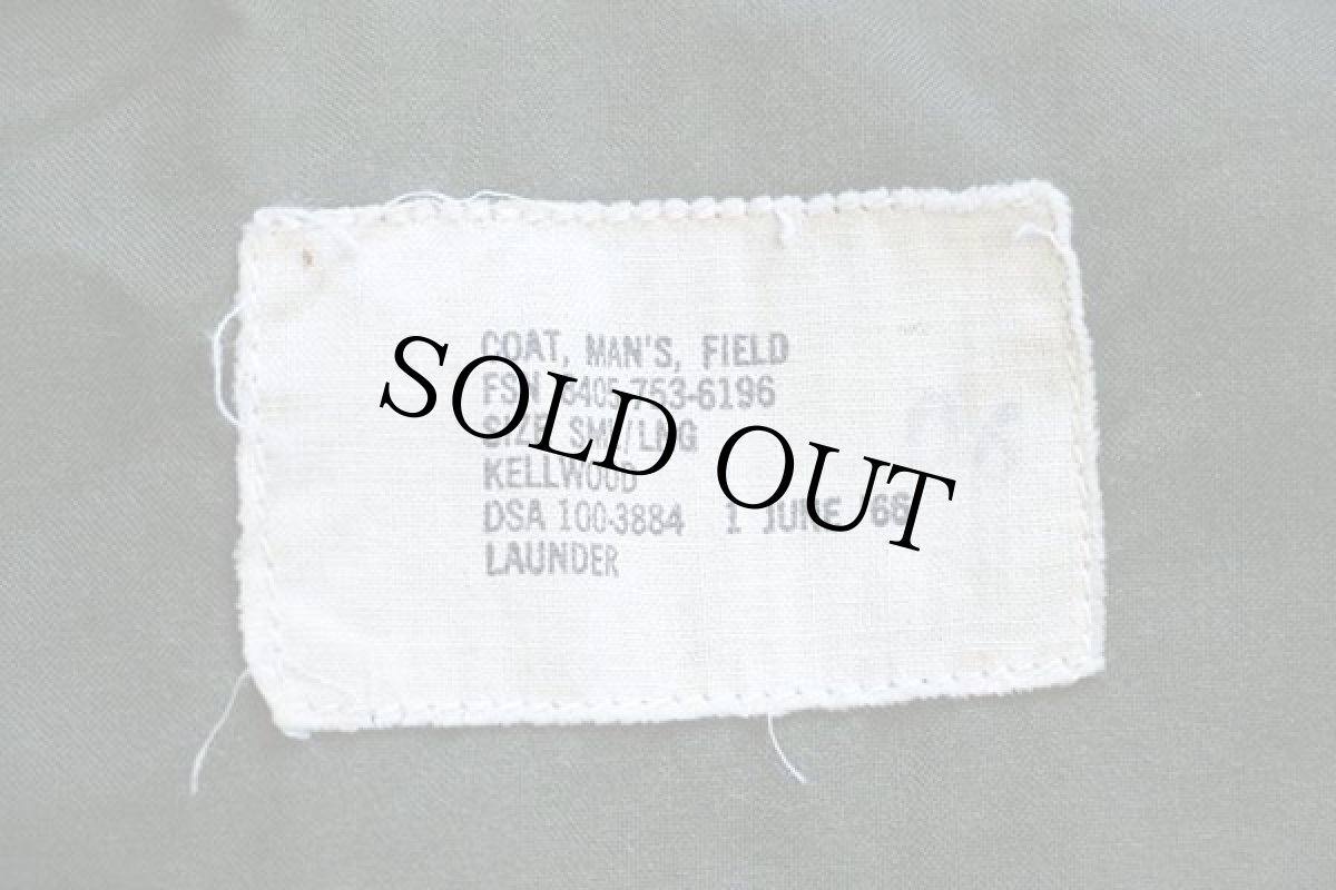 画像4: 60s 米軍 USAF リフレクター付き コットンサテン フィールドジャケット オリーブ S-L★キャトルジャケット (4)