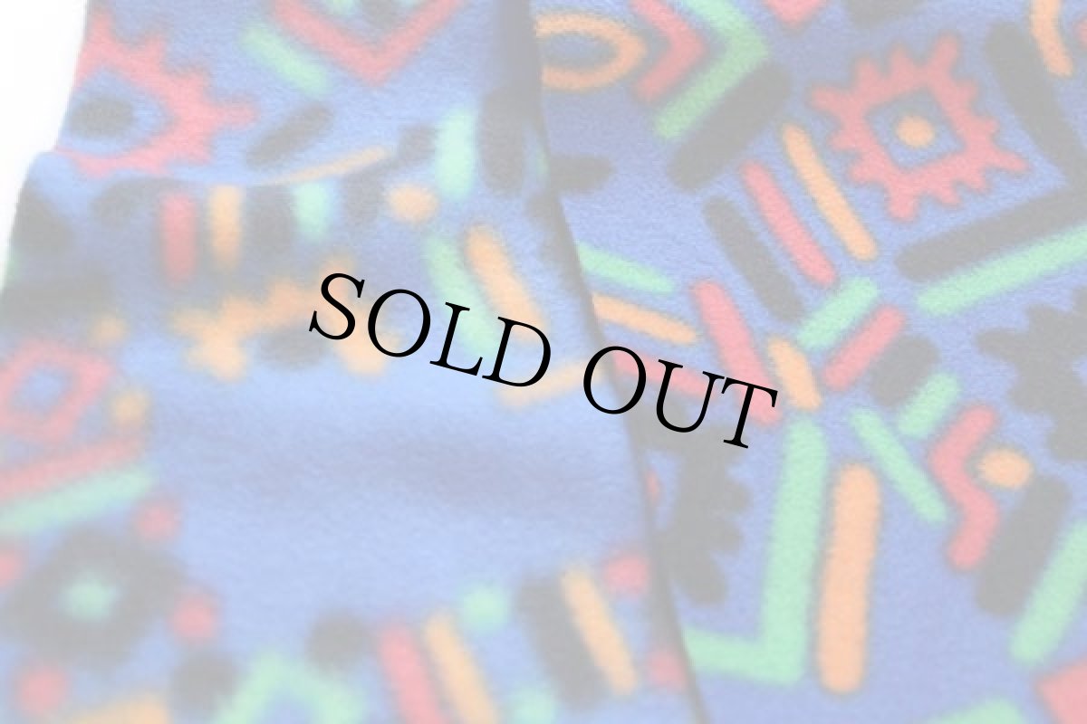 画像5: デッドストック★90s イタリア製 Conte of Florence 総柄 テフロン加工 フリースマフラー (5)