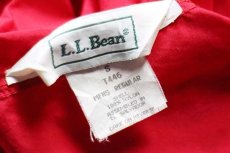 画像4: 90s L.L.Bean ナイロン アノラックパーカー 赤 S (4)