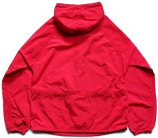 画像2: 90s L.L.Bean ナイロン アノラックパーカー 赤 S (2)