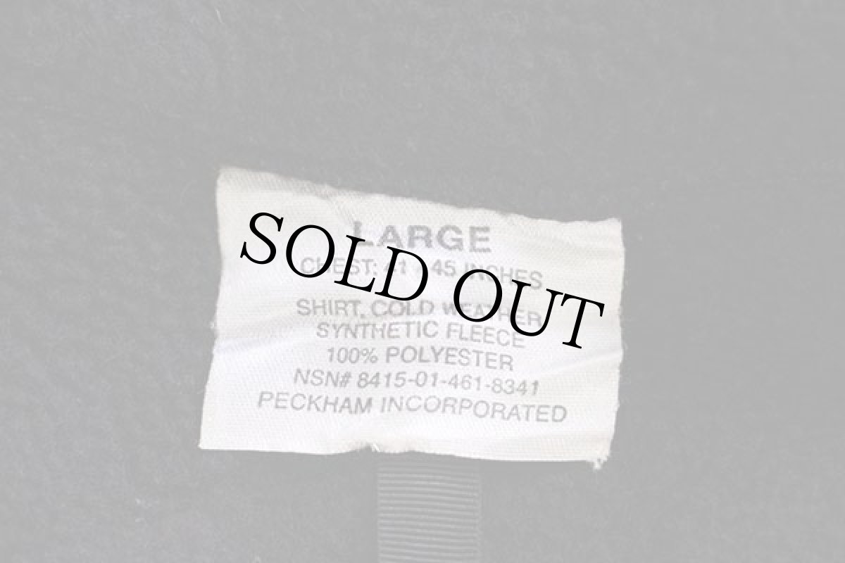 画像4: 00s 米軍 U.S.ARMY ECWCS GEN2 LEVEL3 POLARTEC フリースジャケット 黒 L (4)