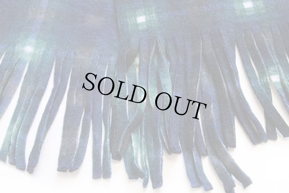 画像6: デッドストック★90s イタリア製 Conte of Florence タータンチェック テフロン加工 フリースマフラー (6)