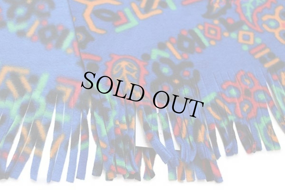 画像6: デッドストック★90s イタリア製 Conte of Florence 総柄 テフロン加工 フリースマフラー (6)