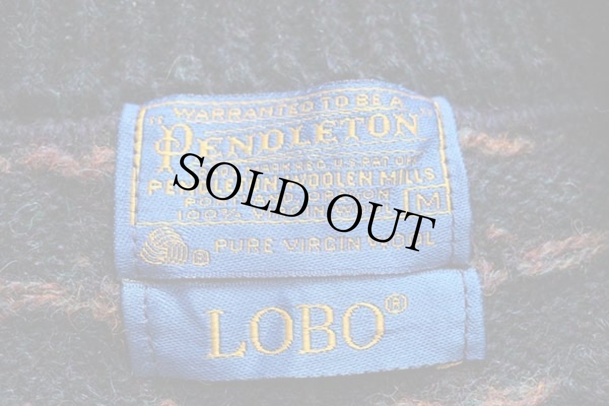 画像4: 70s PENDLETONペンドルトン LOBO ノルディック柄 ウールニット セーター M (4)