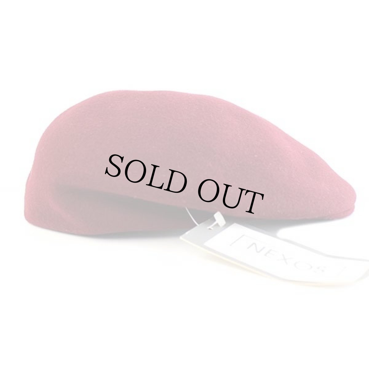 画像3: デッドストック★イタリア製 NEXOS バラ刺繍 ウール フェルト ハンチング バーガンディ (3)