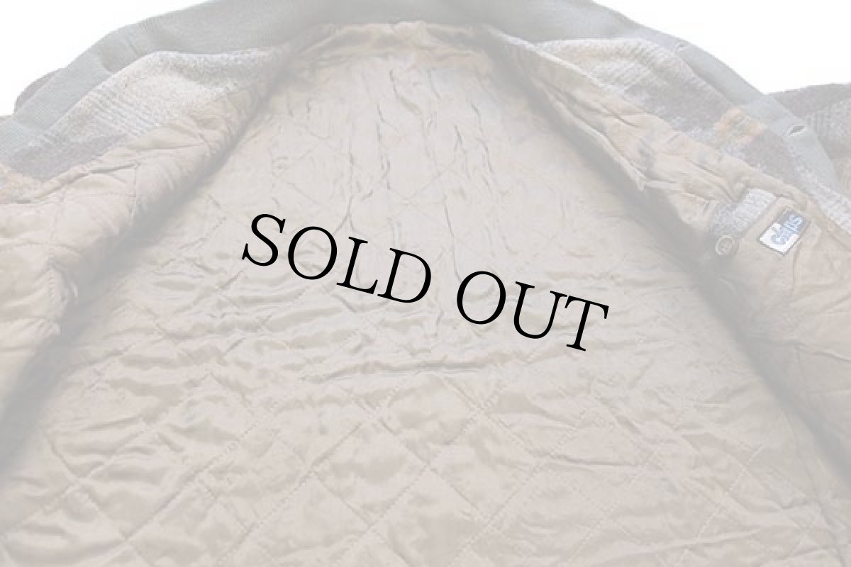 画像5: 90s claps ネイティブ柄 キルティングライナー ウール ブランケット ジャケット (5)