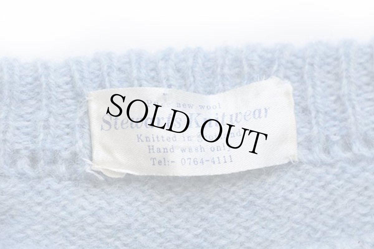 画像5: スコットランド製 Stewarts 牧場柄 アート ウールニット セーター (5)