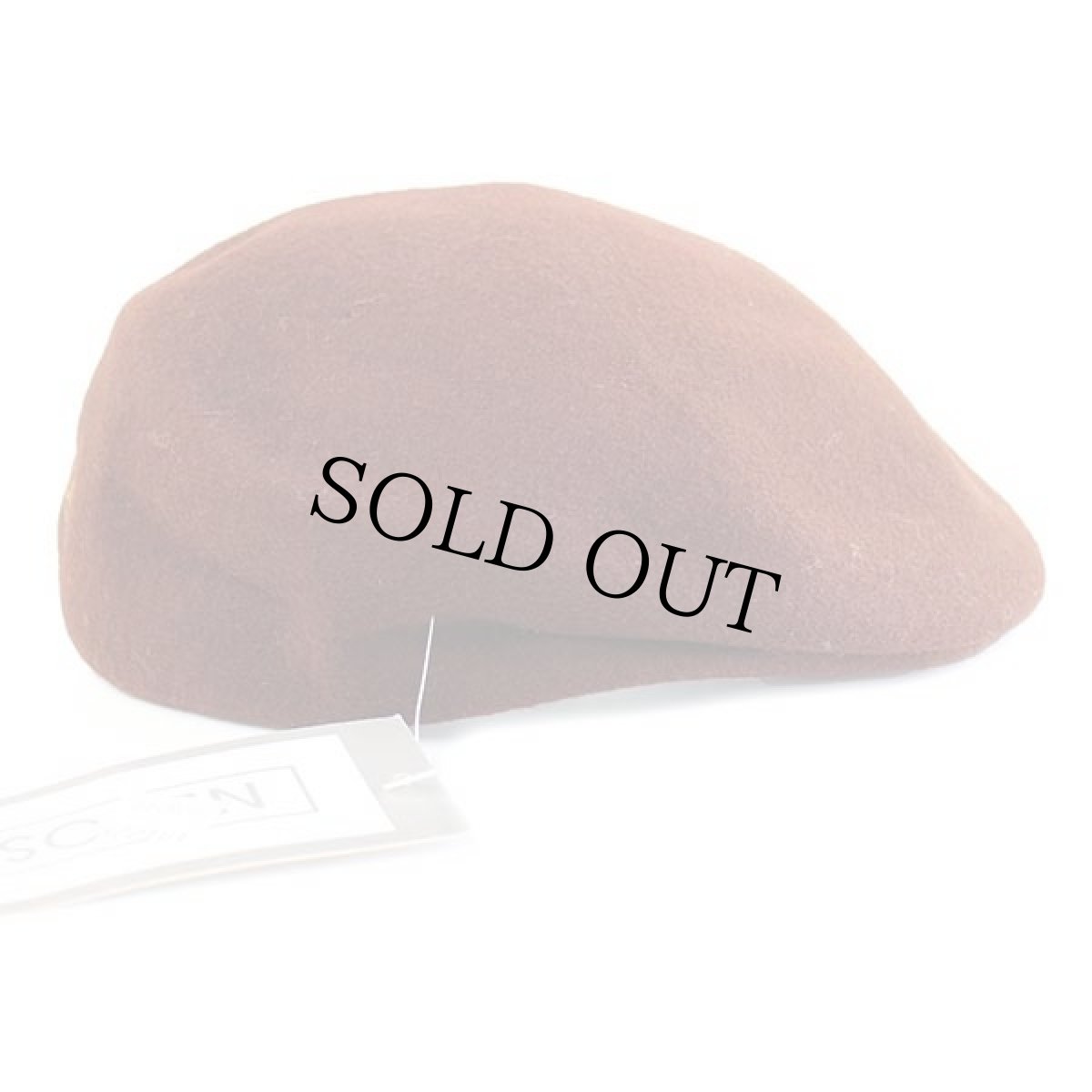 画像3: デッドストック★イタリア製 NEXOS バラ刺繍 ウール フェルト ハンチング 茶 (3)