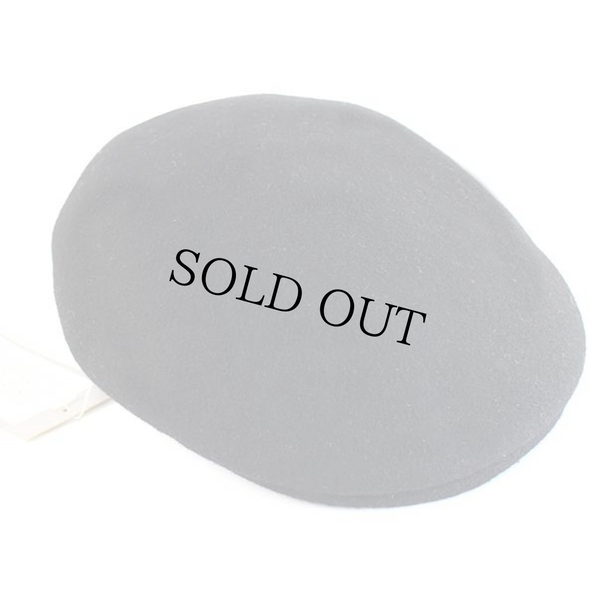 画像2: デッドストック★イタリア製 NEXOS バラ刺繍 ウール フェルト ハンチング 黒 (2)