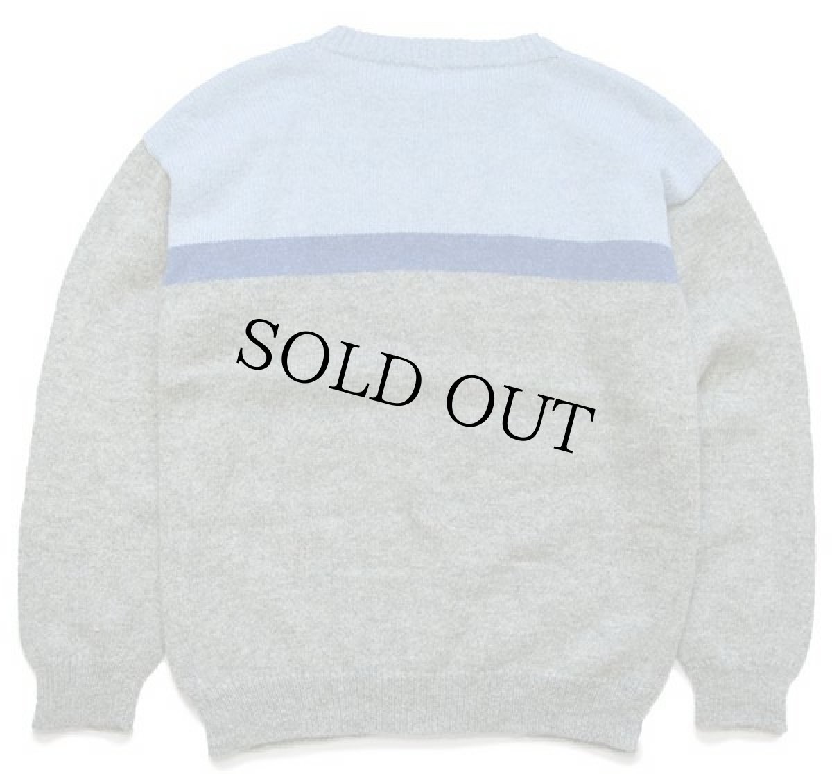 画像2: スコットランド製 Stewarts 牧場柄 アート ウールニット セーター (2)