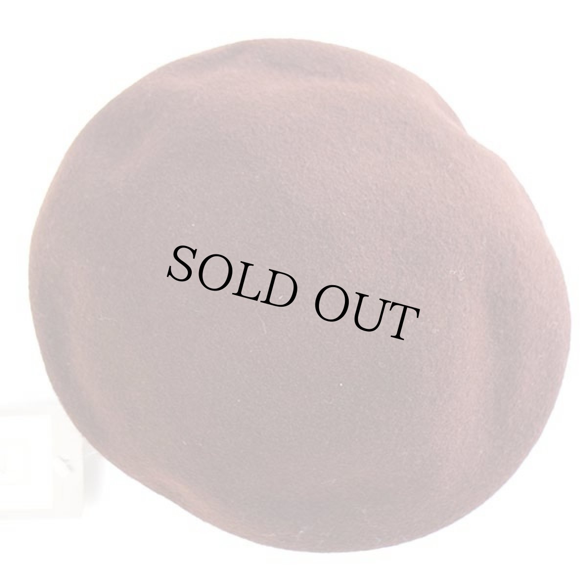 画像4: デッドストック★イタリア製 NEXOS バラ刺繍 ウール フェルト ハンチング 茶 (4)