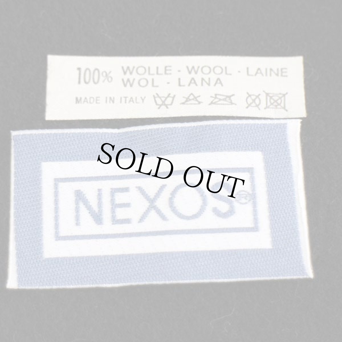 画像6: デッドストック★イタリア製 NEXOS バラ刺繍 ツバ付き ウール ベレー帽 黒 (6)