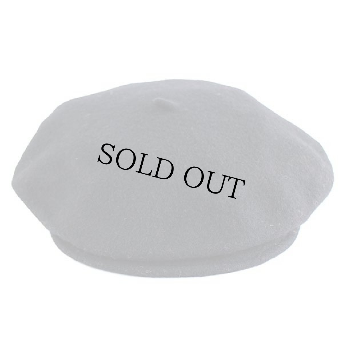 画像2: デッドストック★イタリア製 NEXOS バラ刺繍 ツバ付き ウール ベレー帽 黒 (2)