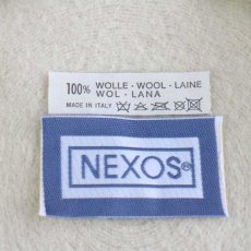 画像8: デッドストック★イタリア製 NEXOS バラ刺繍 ツバ付き ウール ベレー帽 白 (8)