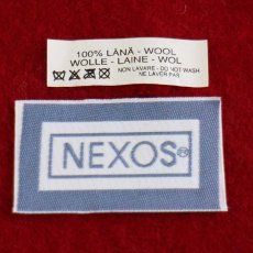 画像6: デッドストック★イタリア製 NEXOS バラ刺繍 ウール ベレー帽 赤 (6)