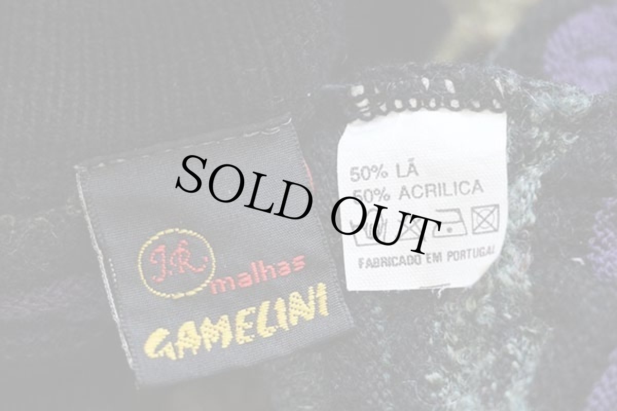 画像4: ポルトガル製 malhas 3D 立体編み ウール×アクリルニット セーター 54 (4)