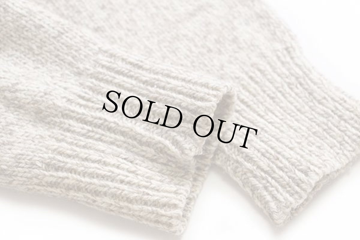 画像6: 80s Cabela'sカベラス ノルディック柄 タートルネック フルジップ ウールニット セーター M (6)