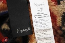 画像4: イタリア製 (+)people FAGIANO フェアアイル柄 モヘヤ×ウールニット カーディガン 48 (4)
