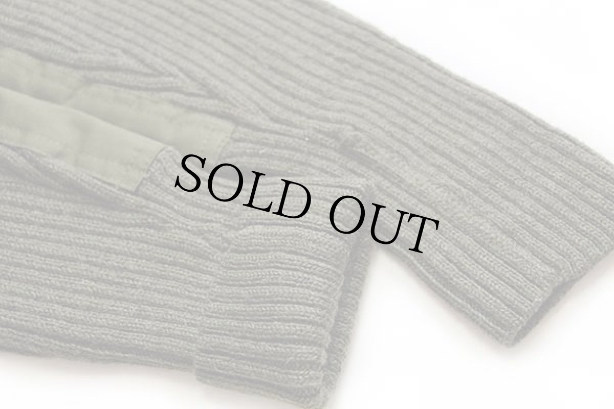 画像6: 80s イギリス軍 BRITISH ARMY ラウンドネック ヘビー ウールニット コマンドセーター オリーブ 106★A (6)