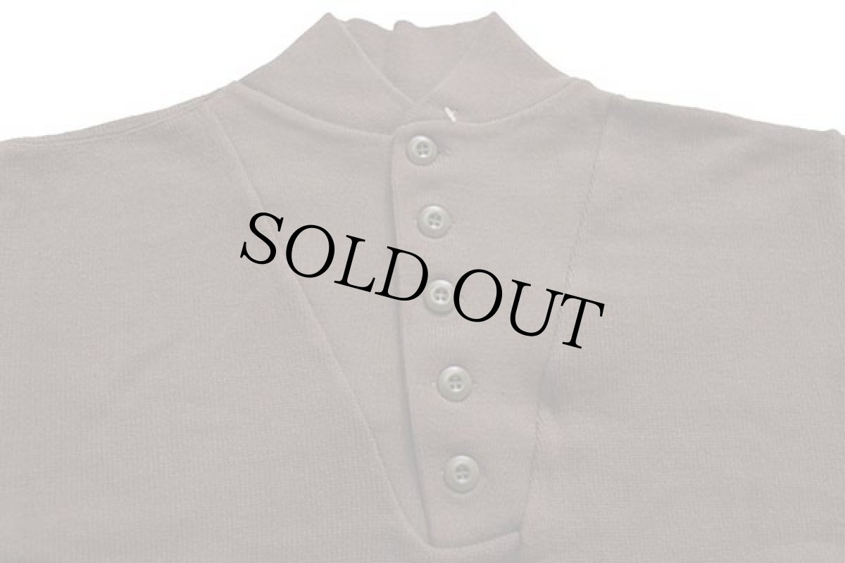 画像3: デッドストック★00s 米軍 U.S.ARMY 5ボタン ハイネック アクリルニット セーター オリーブドラブ XL (3)