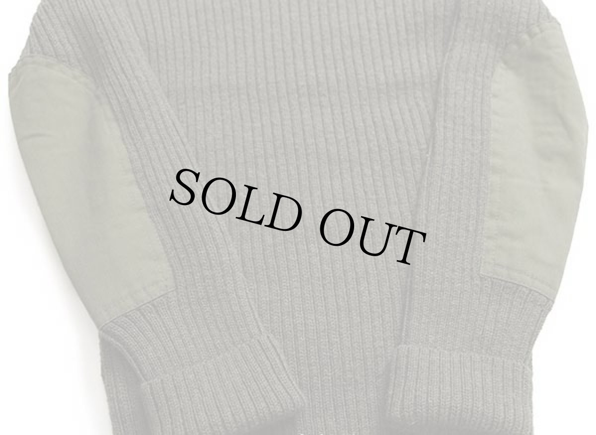 画像5: 80s イギリス軍 BRITISH ARMY ラウンドネック ヘビー ウールニット コマンドセーター オリーブ 106★A (5)