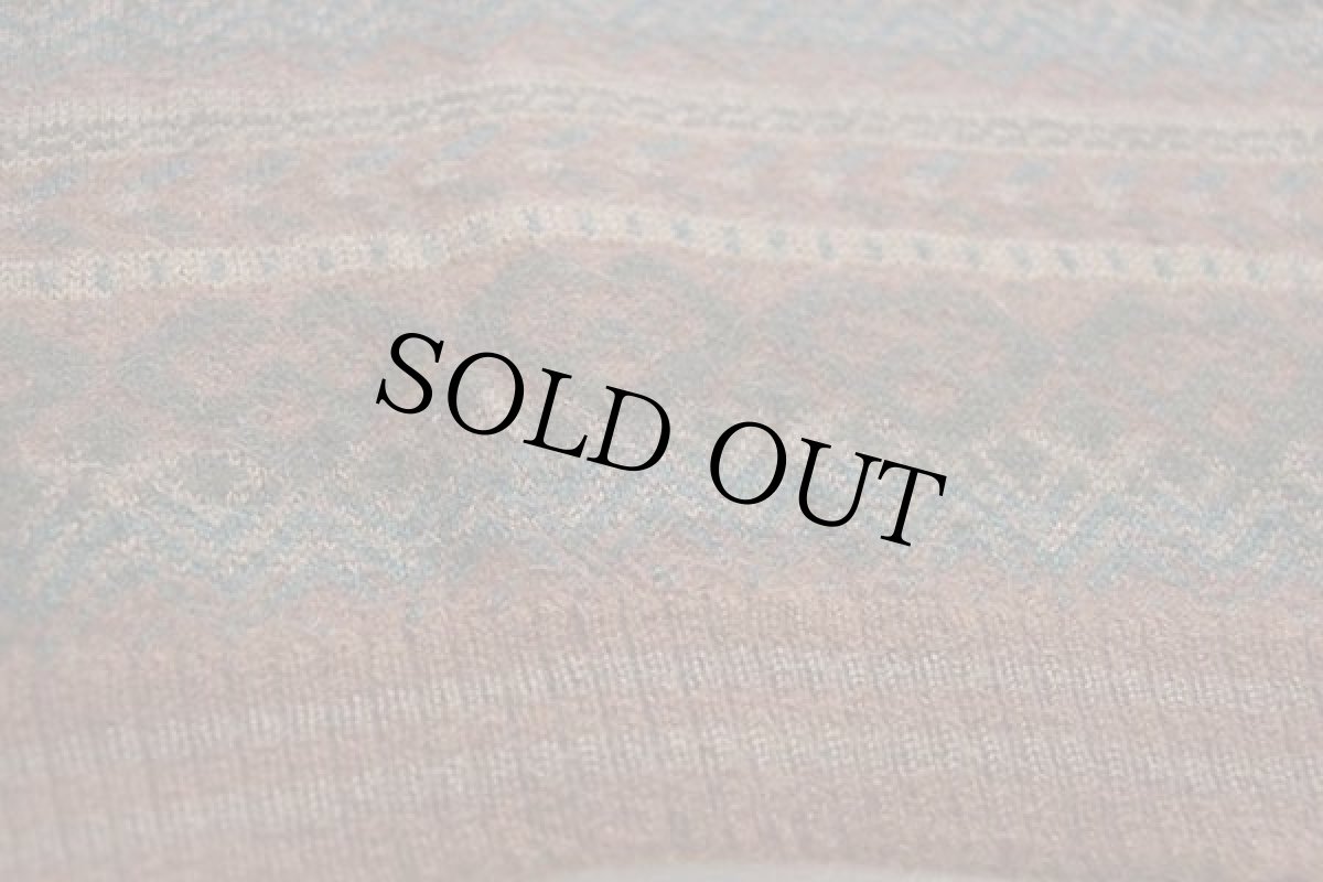 画像5: UNKNOWN フォークロア柄 アルパカ ニット カーディガン (5)