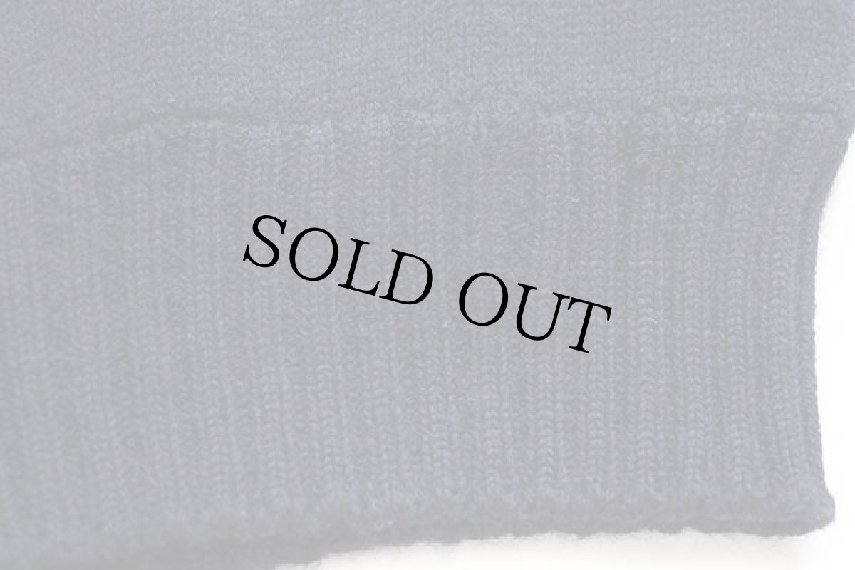 画像6: 60s 米軍 U.S.NAVY ハイネック ウールニット ゴブセーター 濃紺 (6)