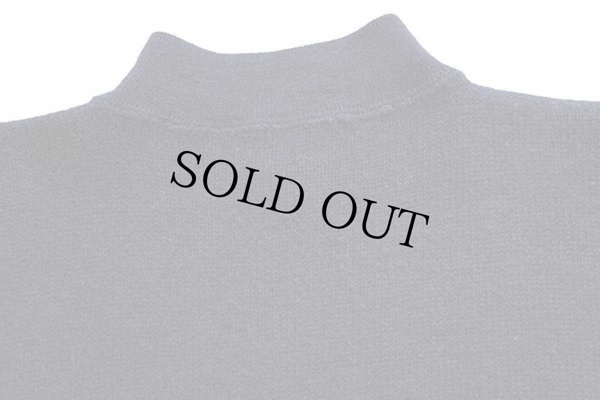 画像3: 60s 米軍 U.S.NAVY ハイネック ウールニット ゴブセーター 濃紺 (3)