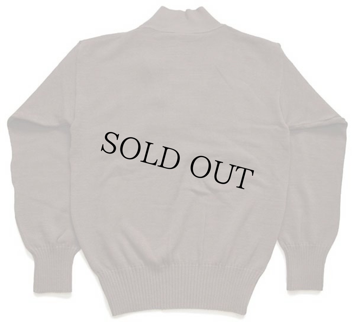 画像2: デッドストック★00s 米軍 U.S.ARMY 5ボタン ハイネック アクリルニット セーター オリーブドラブ XL (2)