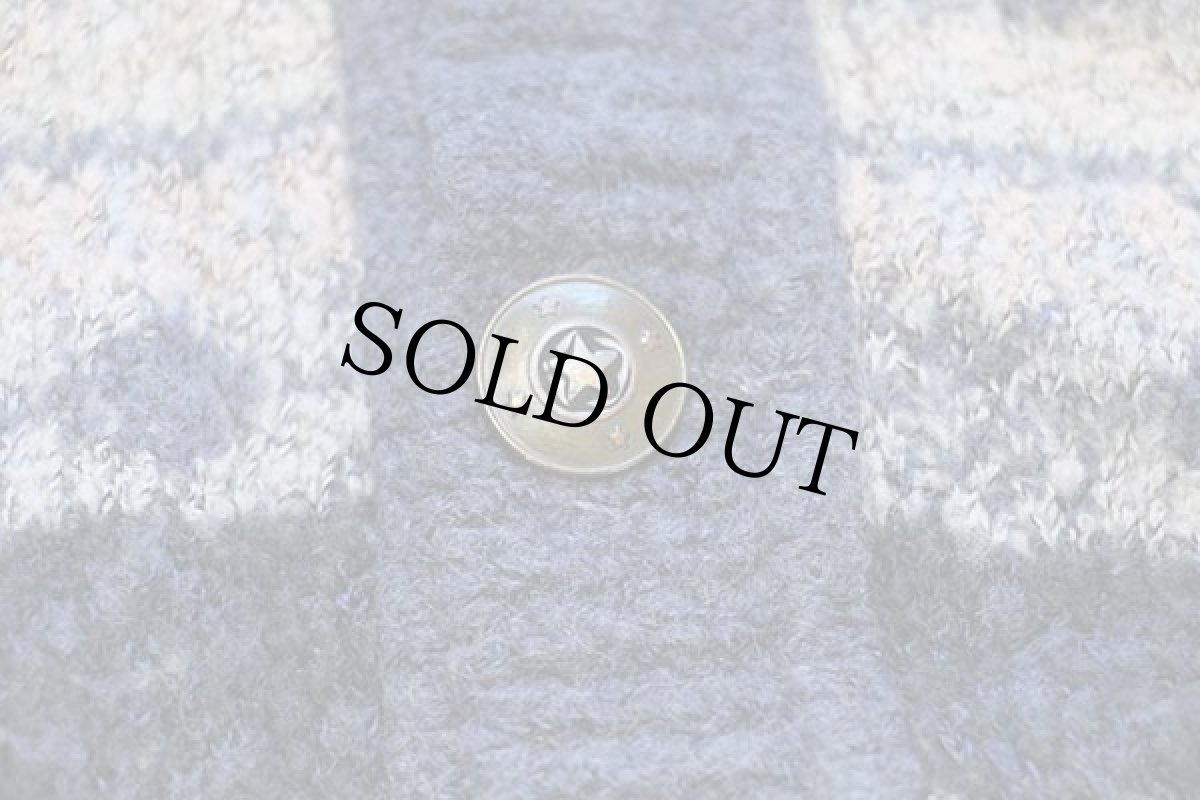 画像5: 90s イタリア製 NEPAS 総柄 ウール×アクリル パイル ニット カーディガン (5)