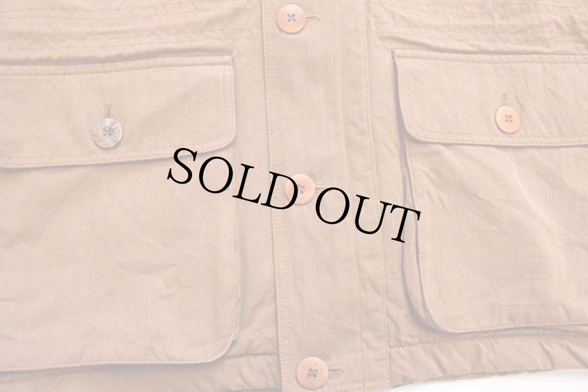 画像6: 90s L.L.Bean チェック ウールライナー THINSULATE中綿入り キャンバス フィールドパーカー 茶 S (6)