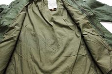 画像5: 90s USA製 ALPHAアルファ M-65 フィールドジャケット オリーブグリーン L-R (5)