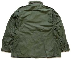 画像2: 90s USA製 ALPHAアルファ M-65 フィールドジャケット オリーブグリーン L-R (2)