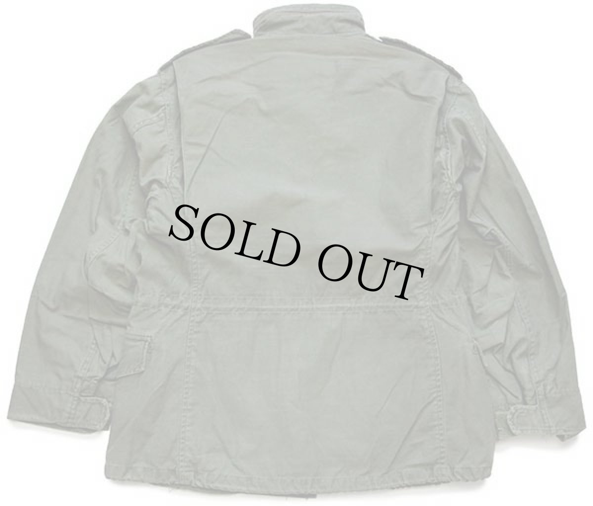 画像2: 80s 米軍 U.S.ARMY パッチ付き M-65 フィールドジャケット オリーブグリーン S-S (2)