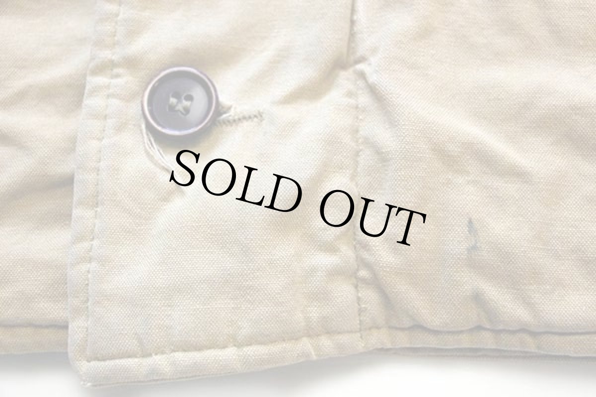 画像7: 80s 民間 N-1タイプ ボアライナー デッキジャケット カーキ (7)