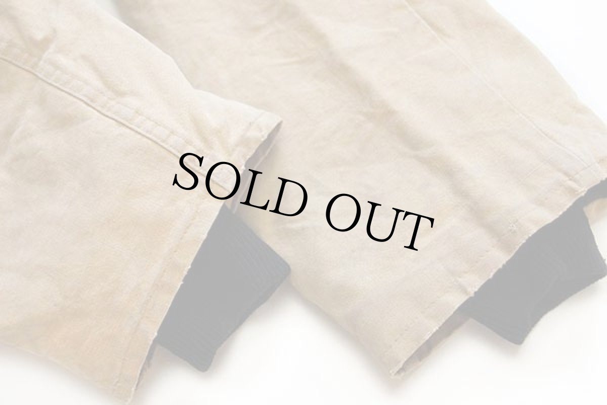 画像5: 80s 民間 N-1タイプ ボアライナー デッキジャケット カーキ (5)