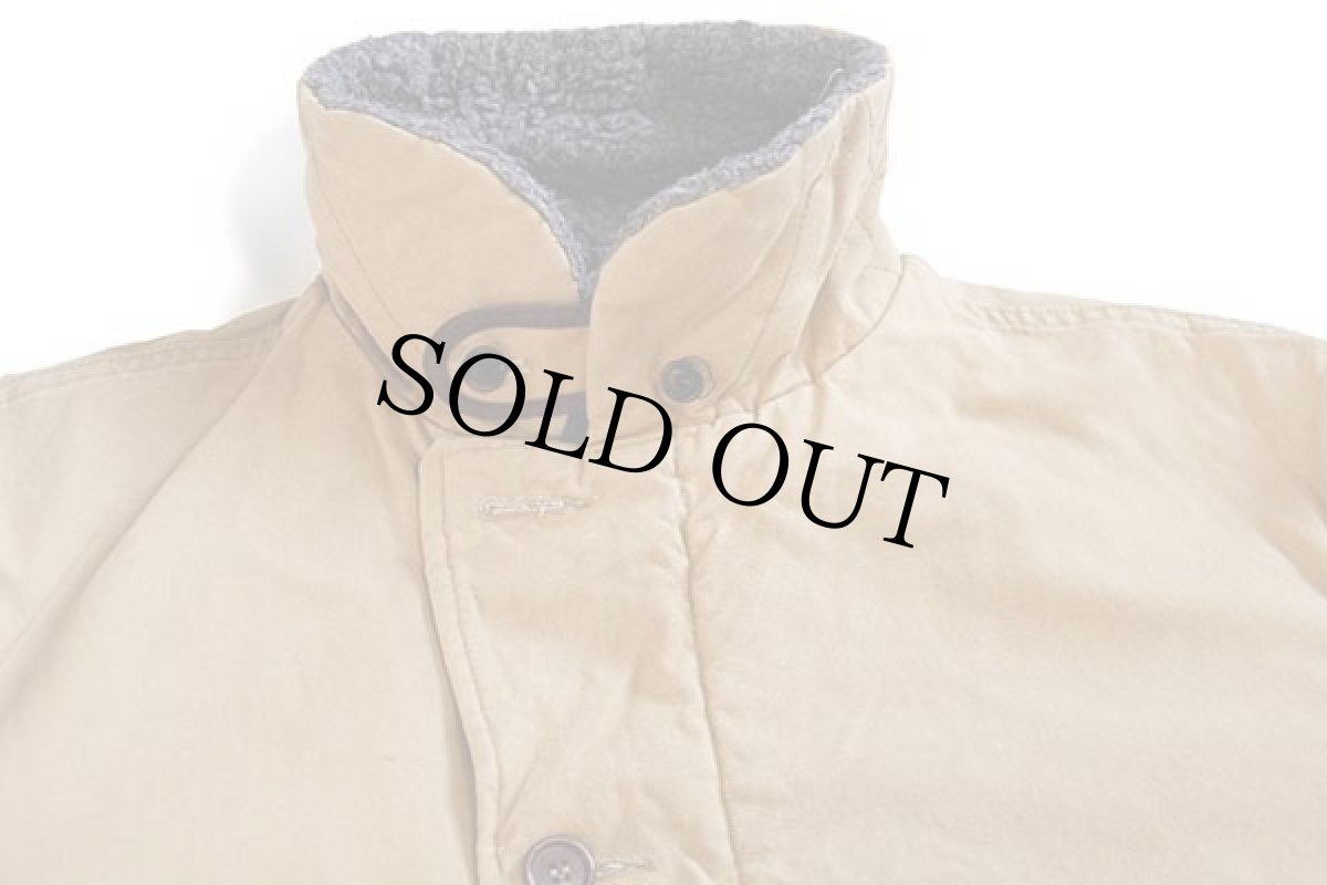 画像3: 80s 民間 N-1タイプ ボアライナー デッキジャケット カーキ (3)